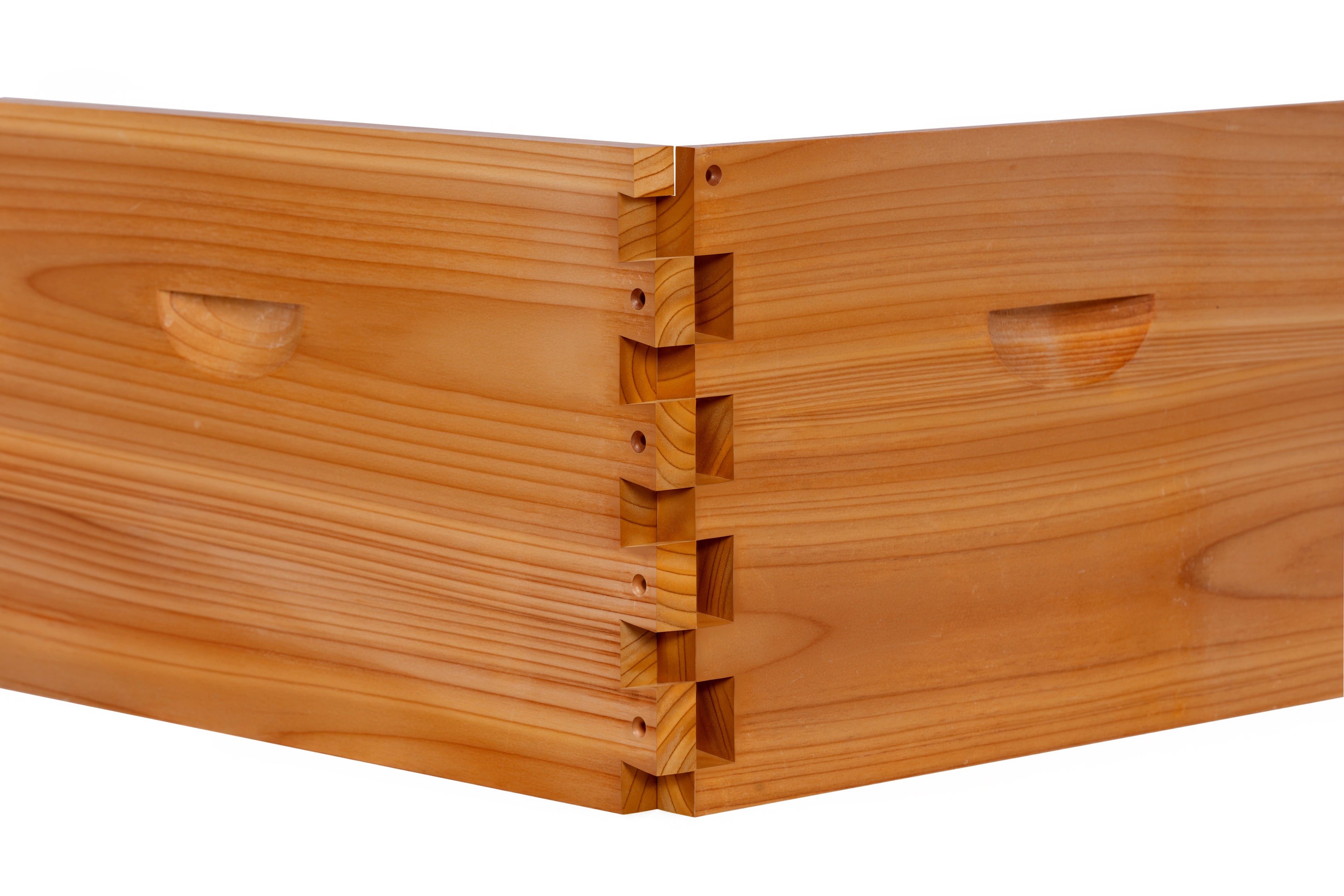 Vlovebee Hives 10-Frame Wax-Dipped Deep Brood Bee Box Come With Pine Wooden Frames and Beeswax-Coated Plastic Foundation Sheet(Unassembled)
